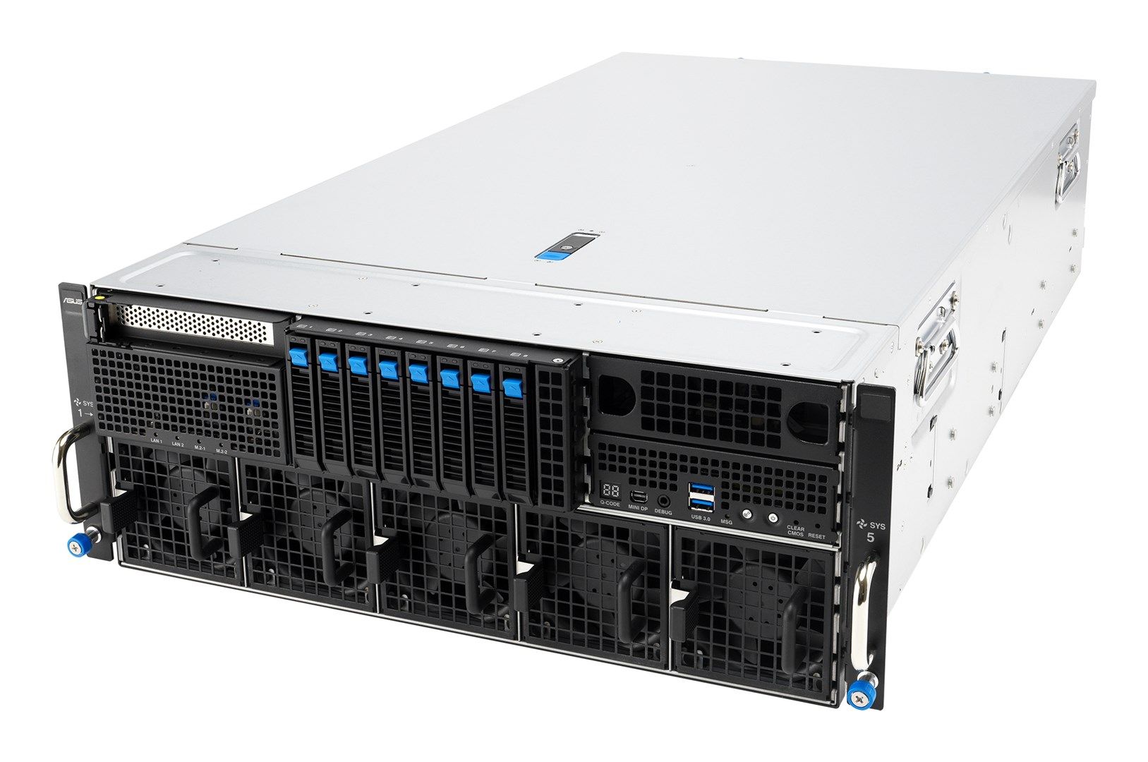 ASUS ESC8000A-E13P LGA 6096 Rack (4U) Silver  Black