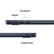 Laptop Apple MacBook Air 13 MDHG4ZE/A, 13.6 inch 2560 x 1664, Apple M5 10-core (10 C, N/A - N/A, N/A cache, N/A), 24 GB LPDDR5X, 1 TB SSD, Apple M5 10-core integrat, Mac OS, Tastatura Nordic, Midnight