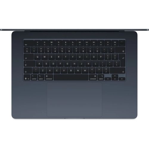 Laptop Apple MacBook Air 15 MDVN4ZE/A, 15.3 inch 2880 x 1864, Apple M5 10-core (10 C / N/A T, N/A - N/A, N/A cache, N/A), 24 GB N/A, 1 TB SSD, Apple M5 10-core integrat, Mac OS, Tastatura Nordic, Midnight