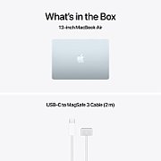 Laptop Apple MacBook Air 13 Z1L9000G4, 13.6 inch 2560 x 1664, Apple M5 10-core (10 C, N/A - N/A, N/A cache, N/A), 16 GB LPDDR5X, 512 GB SSD, Apple M5 10-core integrat, Mac OS, Tastatura International, Sky Blue