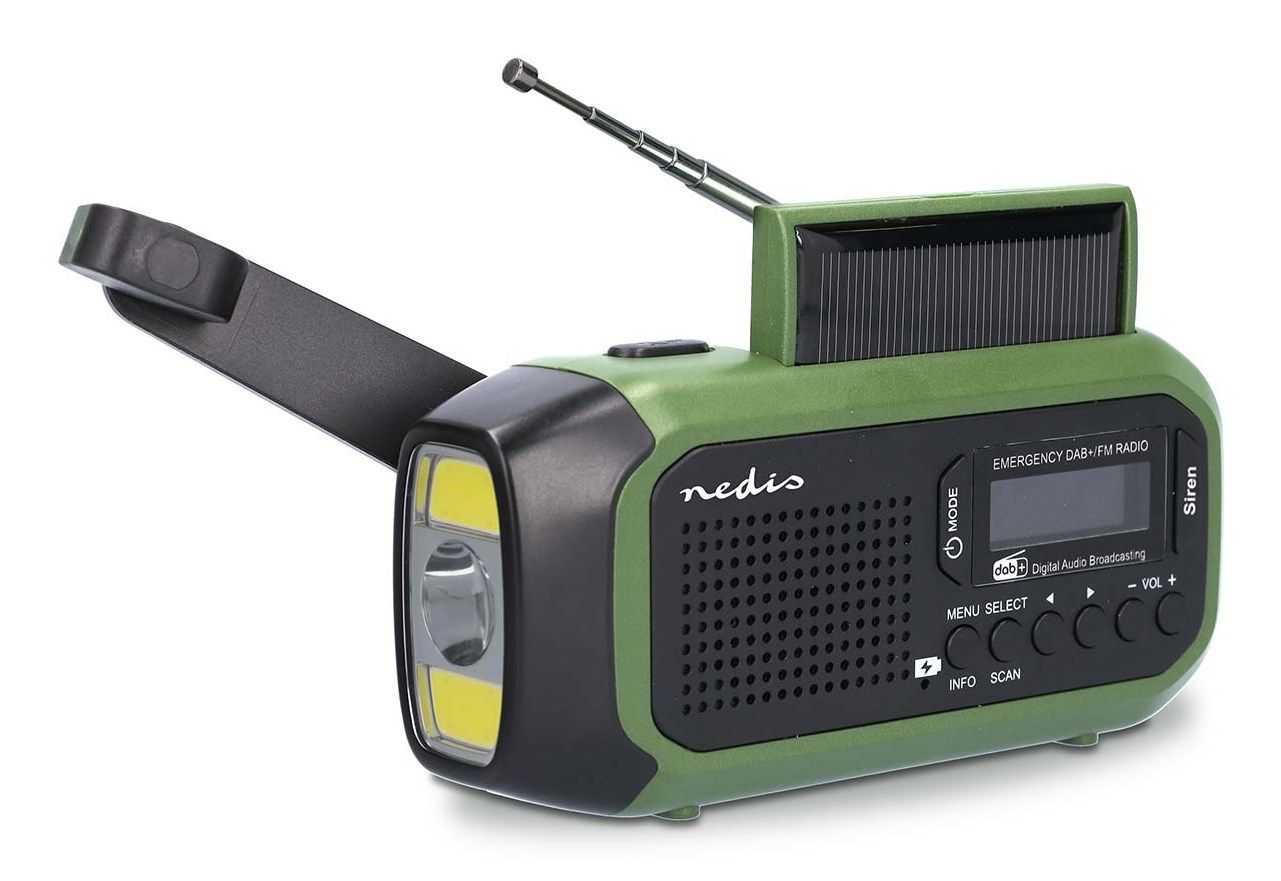 Nedis RDDBCR2000GN radio Portable Digital Black  Green