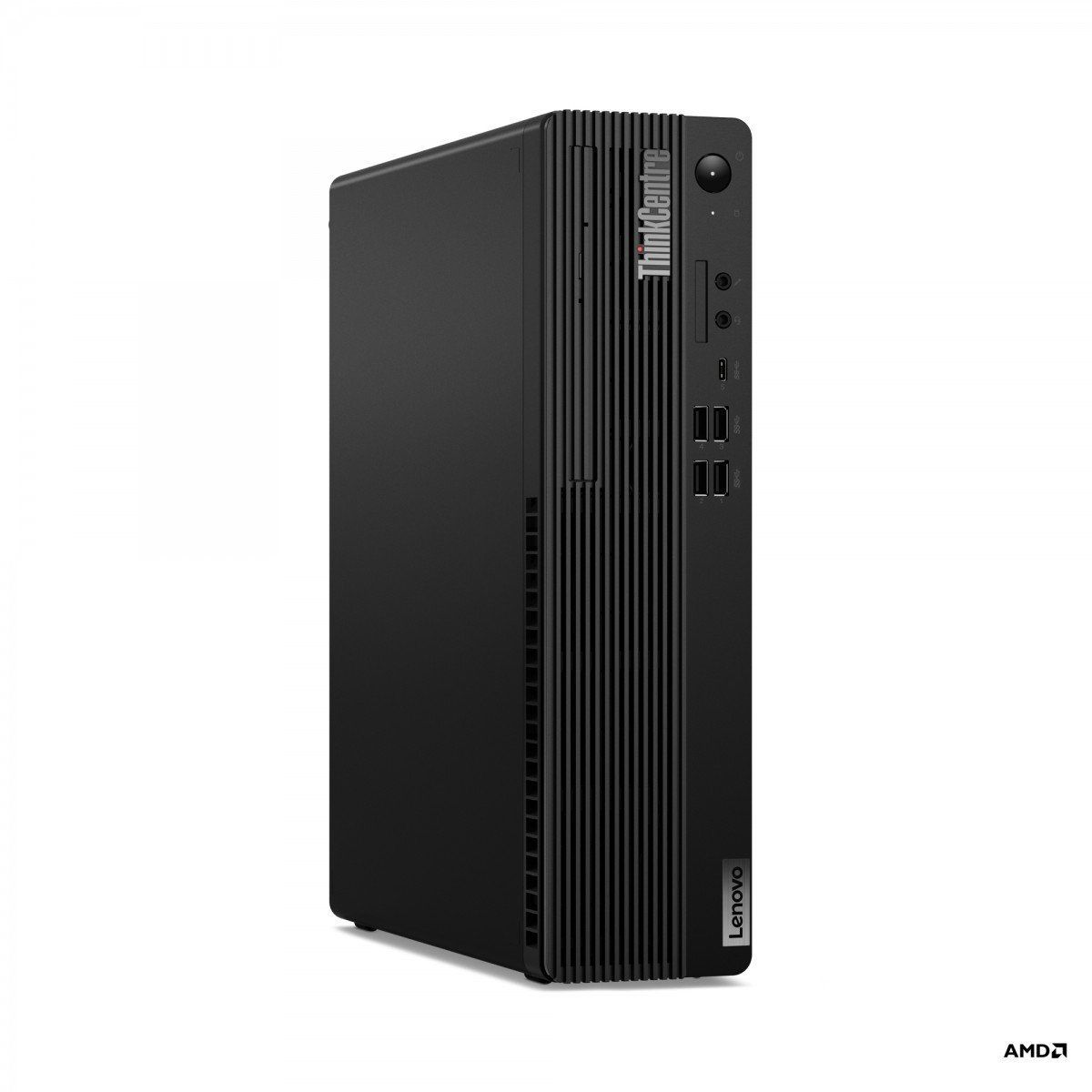 Desktop PC Lenovo ThinkCentre M75s Gen 5 SFF, AMD Ryzen 3 8300G (4 C / 8 T, 3.4 GHz - 4.90 GHz, Nespecificat cache, 65 W), 8 GB DDR5, 1 TB SSD, Nespecificat, AMD Radeon Graphics Partajata, Nespecificat, Windows 11 Pro