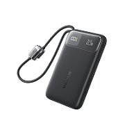 POWER BANK Baseus EnerFill FC11, 10000mAh, cablu integrat USB Type-C si Iphone Lightning, 22.5W, display, negru,  E0027R04  (timbru verde 0.98 lei) - 6932172699840