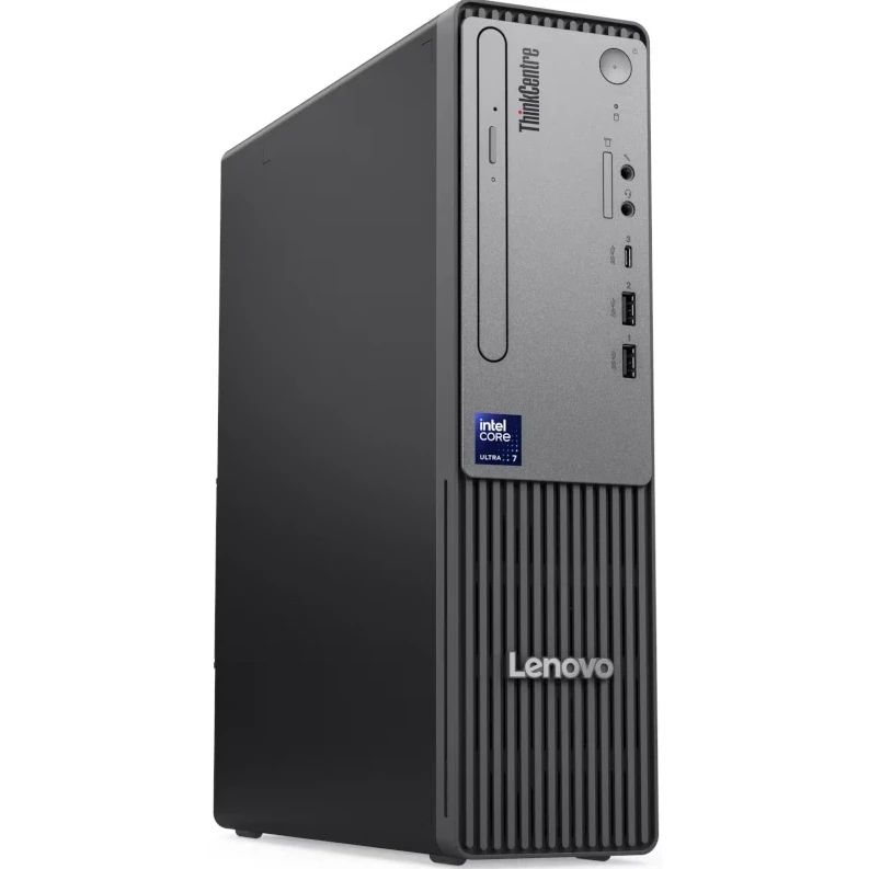 Desktop PC Lenovo ThinkCentre neo 50s Gen 6 SFF, Intel Core ultra 5 225 (10 C / 10 T, 2.7 GHz - 4.9 GHz, 20 MB cache, 65 W), 16 GB DDR5, 1 TB SSD, Fara unitate optica, Intel Graphics Partajata, 200 W, Fara sistem de operare