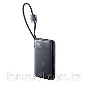 POWER BANK Baseus Qpow3, 10000mAh, 22.5W, 1 x USB, cablu integrat USB Type-C, cablu integrat Iphone Lightning, negru,  P10082106123-00  (timbru verde 0.98 lei) - 6932172691219