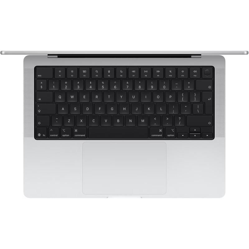Laptop Apple MacBook Pro 14 MacBook Pro 14, 14.2 inch 3024 x 1964 pixeli, Apple M5 Pro 18-core (18 C / N/A T, N/A - N/A, N/A cache, N/A), 64 GB LPDDR5X, 2 TB SSD, Apple 20-core GPU, macOS, Tastatura English International, Silver