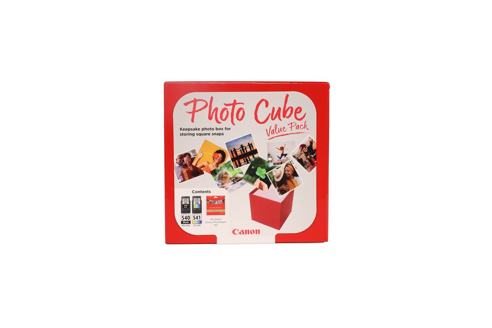 PG-540/CL-541 PHOTO CUBE VALUE/PACK 5X5 PHOT PAPER(PP-201 40SHE