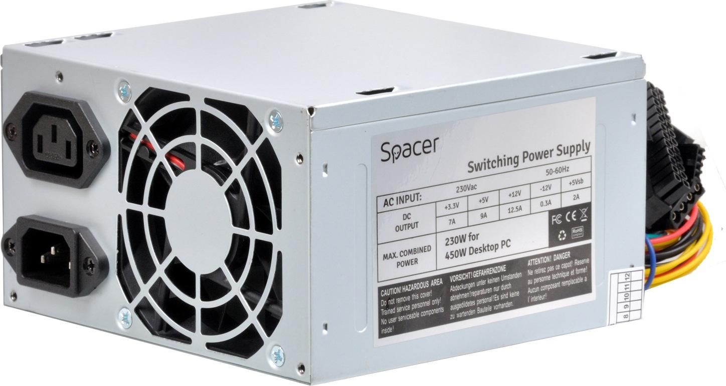 Sursa Spacer SPS-ATX-450, 230 W, ATX,
