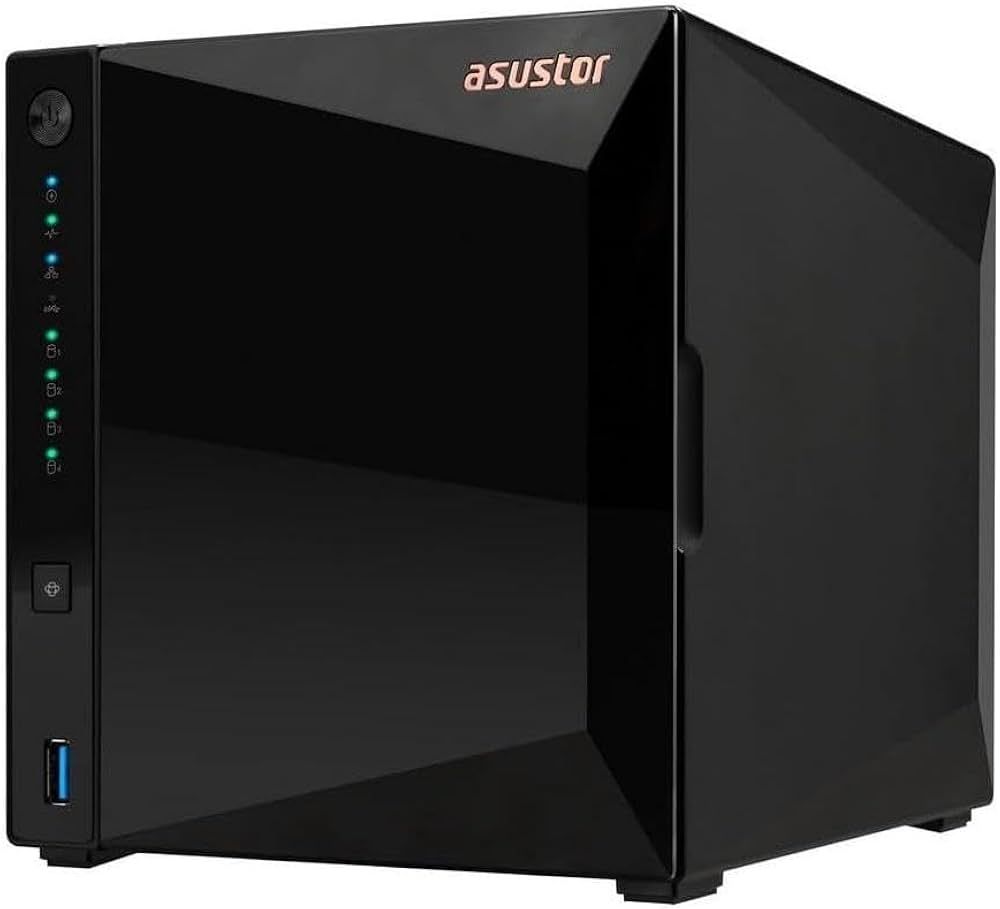 ASUSTOR NAS 4-BAY DRIVERSTOR 4 PRO REALTEK RTD1619B 4C 1.7GHZ/2GB/2.5GBE/USB/TOWER 3Y WTY