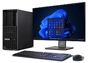 Desktop PC Lenovo ThinkStation P2 Tower G2 Tower, Intel Core Ultra 7 265K (20 C / 20 T, 3.3 GHz - 5.5 GHz, 30 MB cache, 250 W), 64 GB DDR5, 1 TB SSD, Fara unitate optica, Intel Graphics Partajata, 500 W, Windows 11 Pro