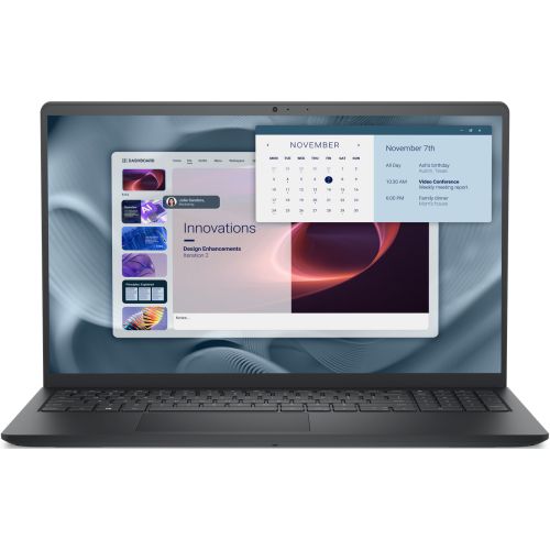 Laptop Dell Pro 15 Essential PV15250, 15.6 inch 1920 x 1080, Intel Core i5-1334U (10 C / 12 T, 3.4 GHz - 4.6 GHz, 12 MB cache, 55 W), 16 GB DDR5, 512 GB SSD, Intel Intel UHD Graphics, Ubuntu, Tastatura English International, Negru
