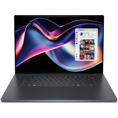Laptop Dell XPS 16 DA16260, 16.0 inch 3200 x 2000 pixeli Touchscreen, Intel Core ultra x7 358H (16 C / N/A T, N/A - 4.8 GHz, 18 MB cache, N/A), 32 GB LPDDR5X, 2 TB SSD, Intel Intel Arc Graphics, Windows 11 Pro, Tastatura English International, Graphite