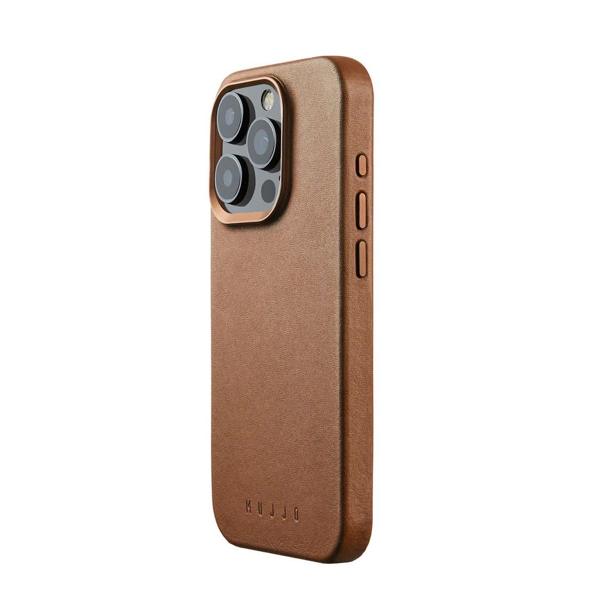 Mujjo Leather Case - etui skórzane do iPhone 17 Pro Max kompatybilne z MagSafe (tan)