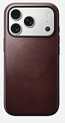 NOMAD Modern Leather Case - skórzane etui do iPhone 17 Pro kompatybilne z MagSafe  skóra Horween (burgundy) [go]