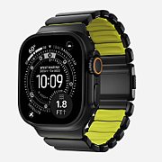 NOMAD Stratos Band - tytanowa bransoleta do Apple Watch 49mm z FKM (black titanium  volt FKM)