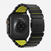 NOMAD Stratos Band - tytanowa bransoleta do Apple Watch 49mm z FKM (black titanium  volt FKM)