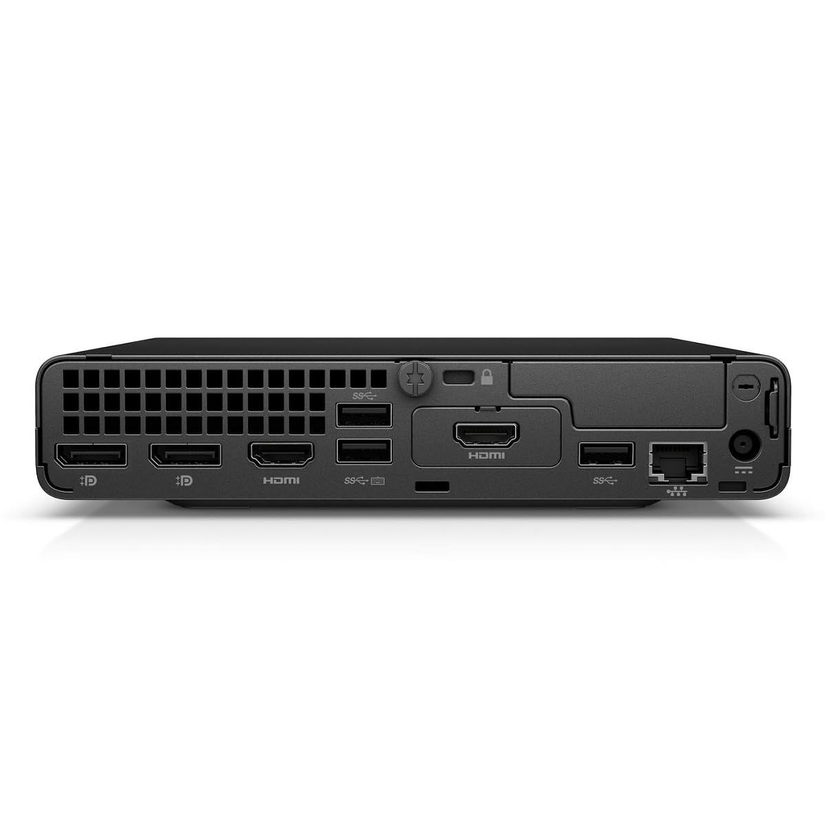 Desktop PC HP Pro Mini 400 G9 Mini PC, Intel Core i5-13500T (14 C / 20 T, 1.6 GHz - 4.6 GHz, 24 MB cache, 35 W), 16 GB DDR4, 512 GB SSD, Fara unitate optica, Intel Graphics Partajata, 90 W, Fara sistem de operare