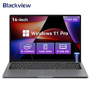 Laptop BlackView AceBook-10 ACEBOOK-10, 18.5 inch 1920 x 1080, Intel N150 (4 C / 4 T, 1.1 GHz - 3.6 GHz, 6 MB cache, 6 W), 16 GB LPDDR5, 512 GB SSD, Intel Graphics, Windows 11 Pro, Tastatura English US, Grey