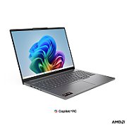 Laptop Lenovo IdeaPad Pro 5 16AGP11 83SJ000VRM, 16 inch 2880 x 1800, AMD Ryzen AI 9 465 (10 C / 20 T, 2.0 GHz - 5.0 GHz, N/A cache, 28 W), 32 GB LPDDR5X, 1 TB SSD, AMD 880M Graphics, Fara sistem de operare, Tastatura English, Luna Grey