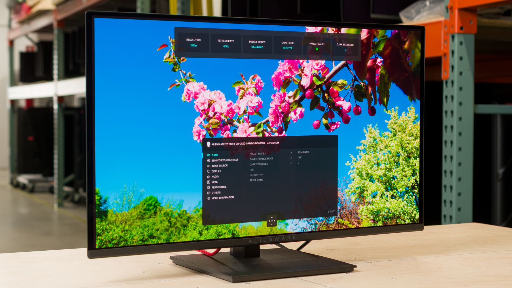 Monitor 26.5 inch LED Alienware Alienware AW2726DM 2560 x 1440 pixeli, 240 Hz, 0.03 ms, Negru