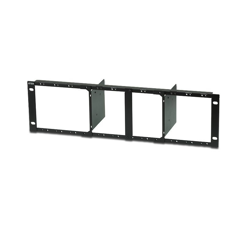 Rackmount kit video extender ATEN VE-RMK3U. Tipul: Kit montare, Culoarea produsului: Negru. Greutate: 2,33 kg