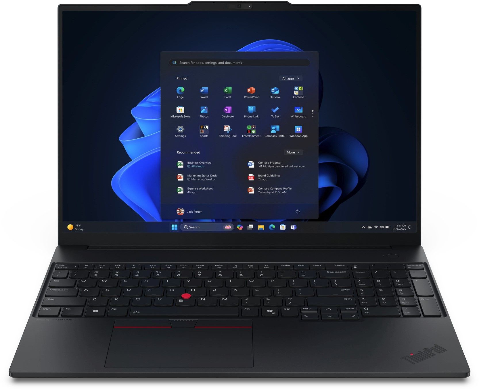 Laptop Lenovo ThinkPad E16 Gen 3, 16 inch 1920 x 1200, AMD Ryzen 5 220 (6 C / 12 T, 3.2 GHz - 4.9 GHz, 8 MB cache, 28 W), 512 GB SSD, Intel, Windows 11 Pro, Tastatura English UK, Negru