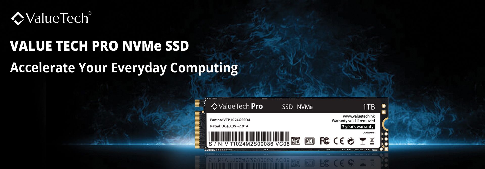 SSD ValueTech Pro 1 TB PCIe 3.0 x4 M.2 2280