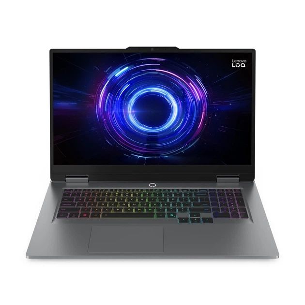 Laptop Lenovo LOQ 15IRX10, 17.3 inch 1920 x 1080, Intel Core i7 13650HX (14 C / 20 T, 3.6 GHz - 4.9 GHz, 24 MB cache, 55 W), 32 GB DDR5, 1 TB SSD, nvidia GeForce RTX 5050, Free DOS, Tastatura International, Luna Grey