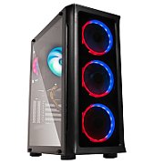 Desktop PC Spacer Desktop Midi Tower, AMD Ryzen 3 3200 (4 C, 3.6 GHz - 4.0 GHz, 6 MB cache, 65 W), 8 GB DDR4, 240 GB SSD, Fara unitate optica, AMD Radeon Vega 8 Partajata, 300 W, Free DOS