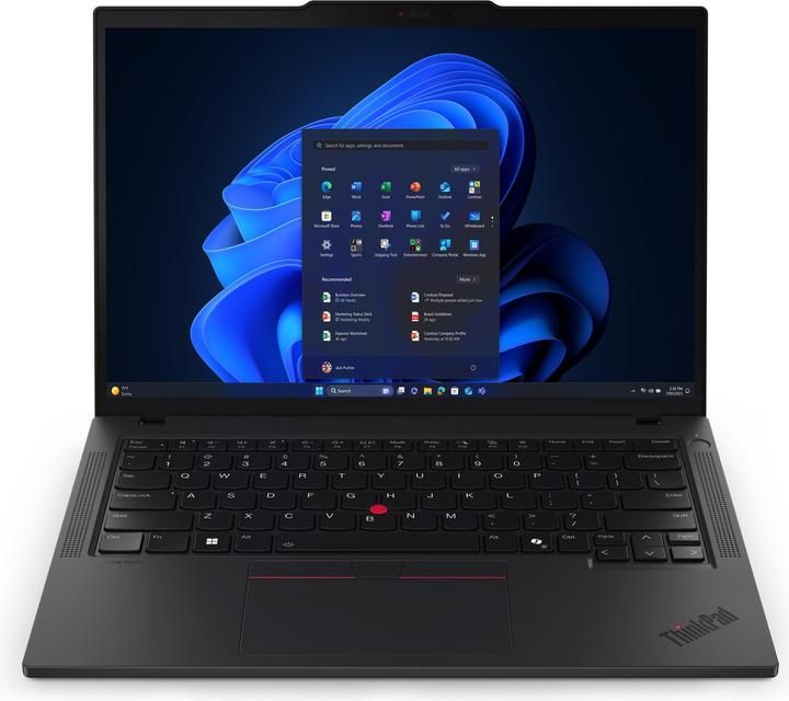 Laptop Lenovo ThinkPad T14 Gen 6 21QG009NGE, 14 inch 1920 x 1200, Intel 226V (8 C / 8 T, 2.1 GHz - 4.5 GHz, 8 MB cache, 28 W), 16 GB LPDDR5X, 512 GB SSD, Intel Intel Arc Graphics 130V, Windows 11 Pro, Tastatura US, Negru