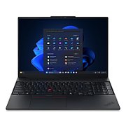 Laptop Lenovo ThinkPad E16 Gen 3 21SR0044UK, 16 inch 1920 x 1200, Intel 225U (12 C / 14 T, 1.5 GHz - 4.8 GHz, 12 MB Smart Cache cache, 57 W), 16 GB DDR5, 512 GB SSD, Intel Graphics, Windows 11 Pro