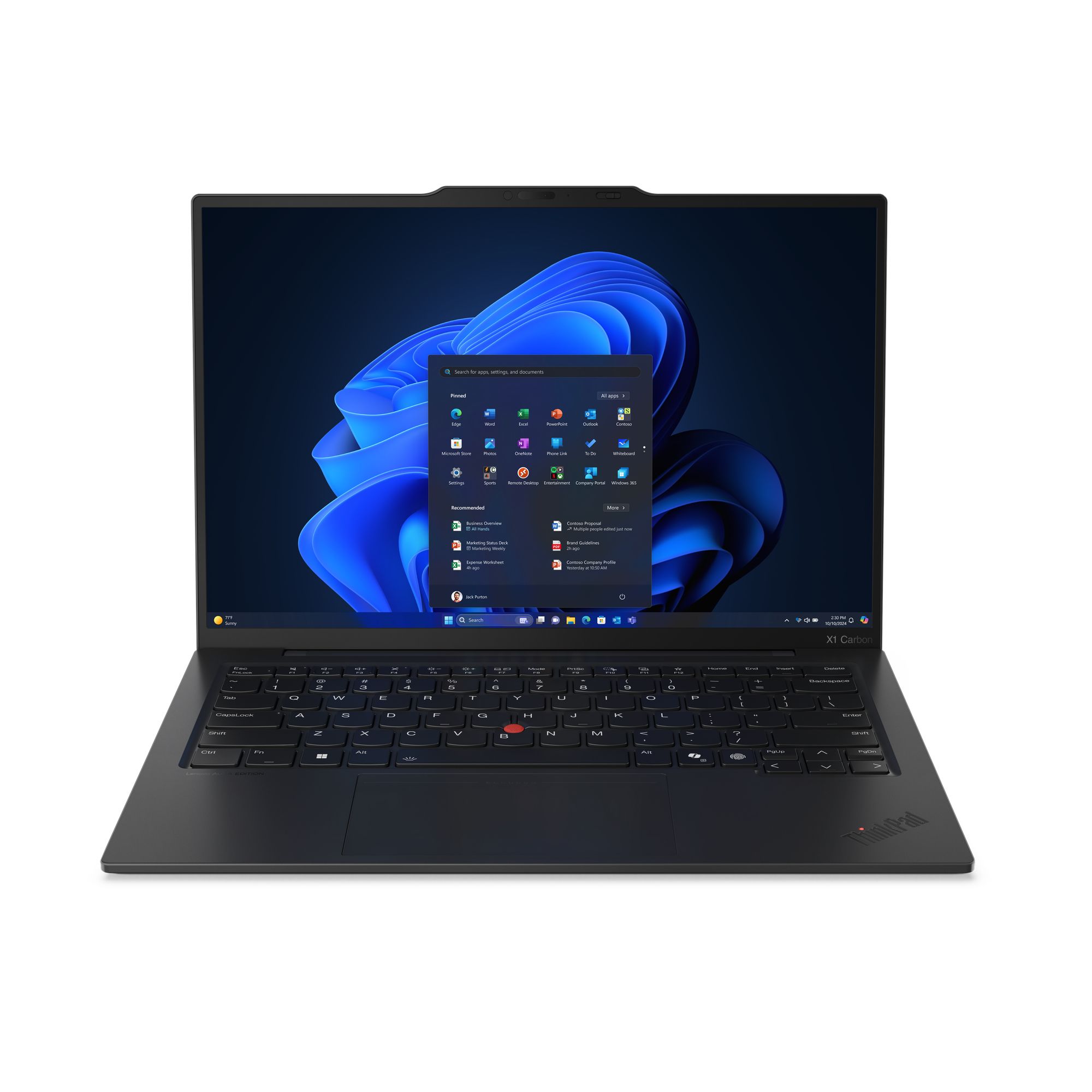 Laptop Lenovo ThinkPad X1 21NX007BUK, 14 inch 1920 x 1200, Intel 255U (12 C / 14 T, 2.4 GHz - 5.20 GHz, 12 MB cache, 57 W), 16 GB LPDDR5X, 512 GB SSD, Intel Graphics, Windows 11 Pro