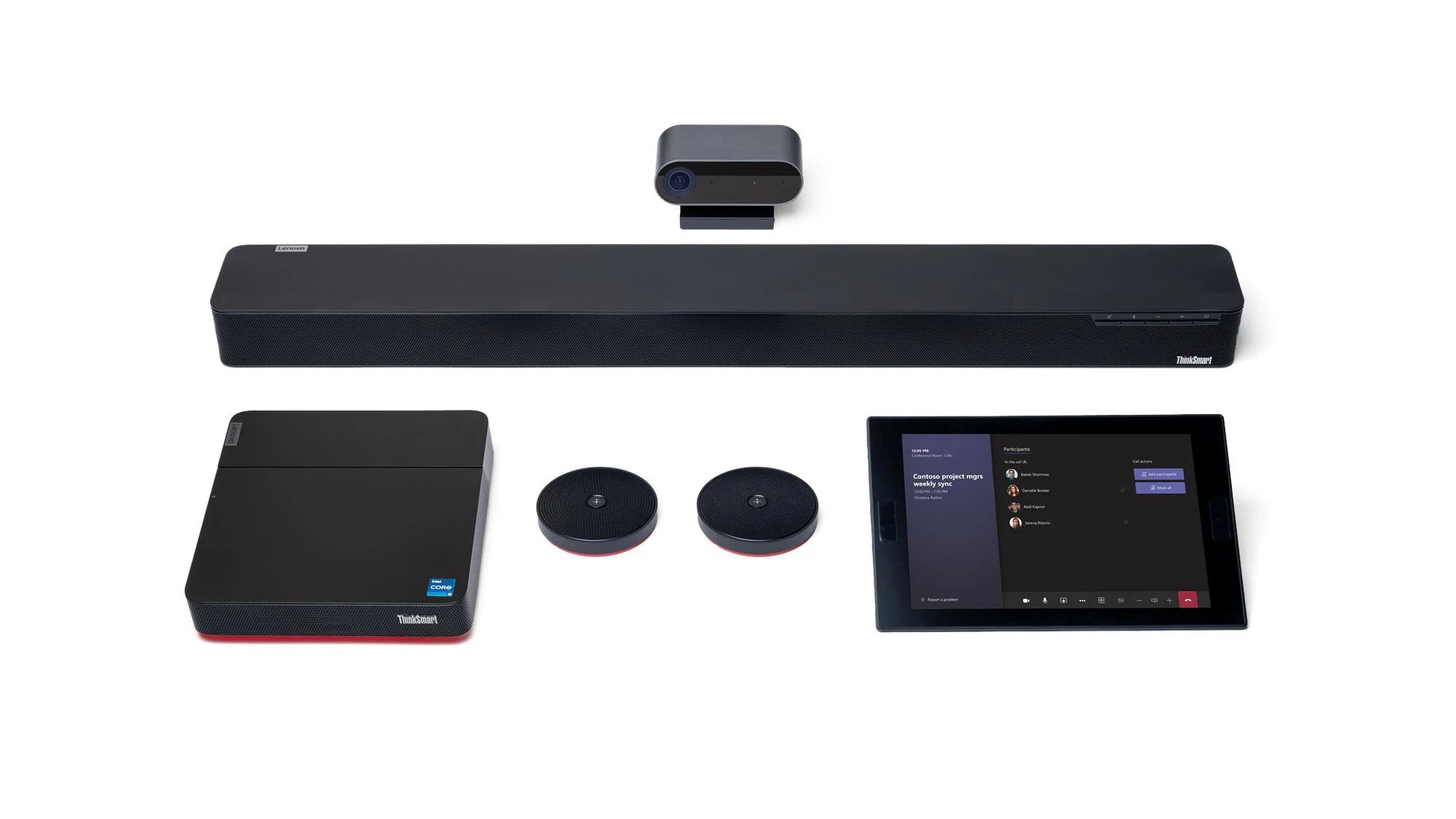 Lenovo ThinkSmart Core + IP Controller + ThinkSmart Bar 180 sisteme de video-conferințe Ethernet LAN