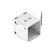 UBIQUITI UniFi UACC-Rack-12U-Wall-SW-G 12U Rack Cabinet Fully assembled wall-mount rack with built-in fans and removable panels, engineered for easy equipment access and space-efficient small-scale deployments