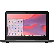 Laptop Lenovo 500e Chromebook Gen 4s 83L4000KFR, 11.6 inch 1366 x 768 Touchscreen, Intel N100 (4 C / 4 T, 0.8 GHz - 3.4 GHz, 6 MB cache, 6 W), 8 GB LPDDR5, 64 GB SSD, Intel Graphics, Chrome OS, Tastatura Franceza, Gri