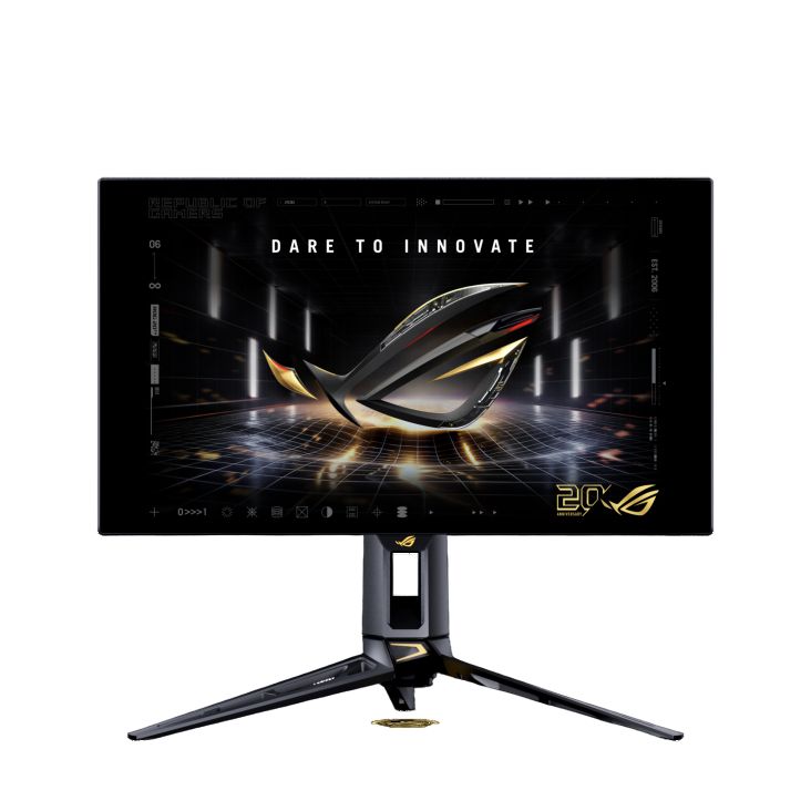 ROG Swift OLED PG27AQWP-G EDITION 20, 26.5 , QHD, 2560 x 1440, HDMI, DisplayPort, AMD FreeSync Premium, G-SYNC, Pivot, 540 Hz, 0.02ms, Negru, 90LM0CF0-B02971