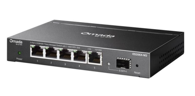 Switch TP-Link ES206X-M2, 5 porturi 10/100/1000/2500 Mbps