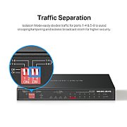 Switch Mercusys MS110GMP, 10 porturi 10/100/1000 Mbps