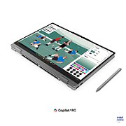 Laptop Lenovo IdeaPad 5 2-in-1 14AGP11 83UH003PRM, 14 inch 1920 x 1200 Touchscreen, AMD Ryzen AI 7 445 (6 C / 12 T, 2.0 GHz - 4.6 GHz, 14 MB cache, N/A), 16 GB DDR5, 1 TB SSD, AMD AMD Radeon 840M, Free DOS, Tastatura English, Breeze Moss