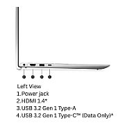 Laptop Dell DC15250 DC15250, 15.6 inch 1920 x 1080, Intel Core 3 100U (6 C / 8 T, 1.2 GHz - 4.7 GHz, 10 MB cache, 15 W), 8 GB DDR4, 512 GB SSD, Intel Intel UHD Graphics, Windows 11 Pro, Tastatura English US, Negru