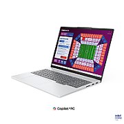 Laptop Lenovo IdeaPad Pro 5 16IPH11 83SK003SRM, 16 inch 2880 x 1800, Intel Core ultra 9 386H (16 C / 16 T, N/A - 4.9 GHz, 18 MB Intel Smart Cache cache, N/A), 32 GB LPDDR5x, 1 TB SSD, Nvidia 5060, Free DOS, Tastatura English, Luna Grey