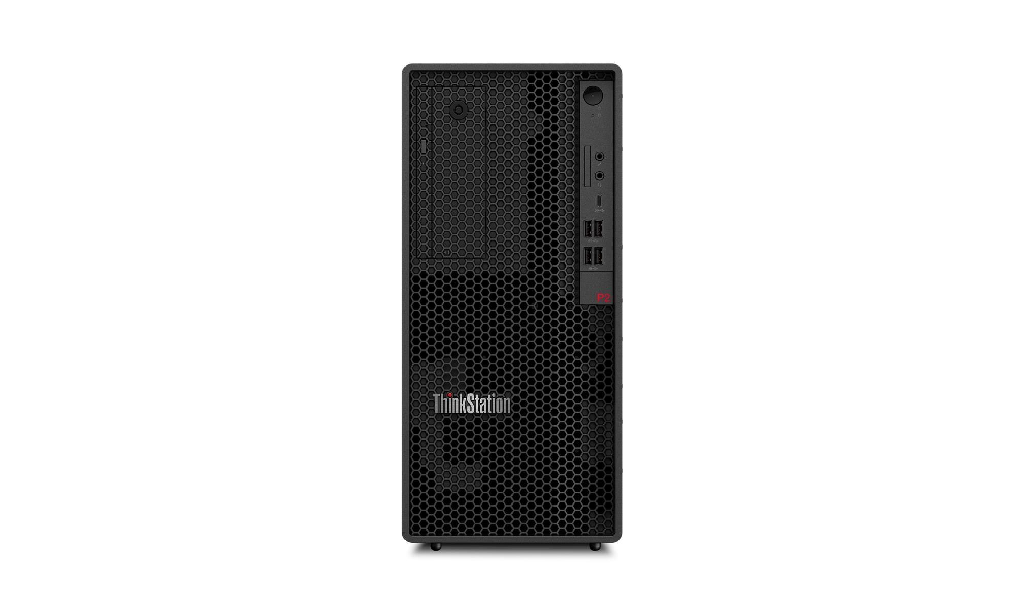 Desktop PC Lenovo ThinkStation P2 Tower Gen 2 Tower, Intel Core Ultra 5 245K (14 C / 14 T, Nespecificat - 5.2 GHz, 24 MB cache, 125 W), 16 GB DDR5, 512 GB SSD, Fara unitate optica, Intel Intel Graphics Partajata, 500 W, Windows 11 Pro