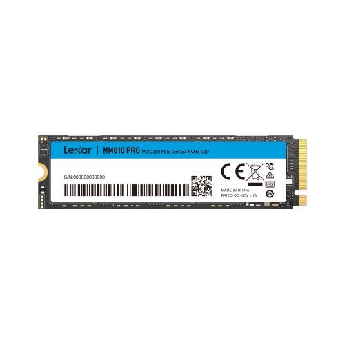 Lexar NM610 Pro NVMe SSD  PCIe 3.0 M.2 Typ 2280 - 500 GB