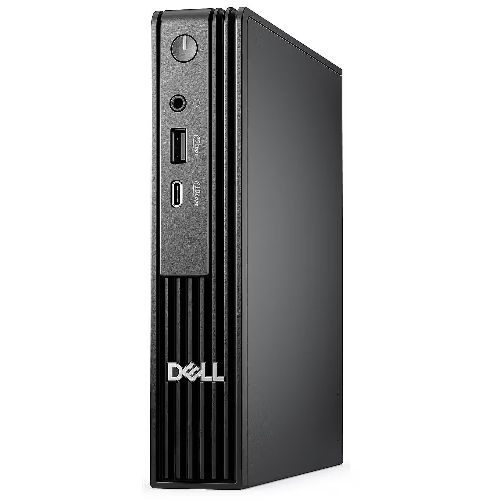 Desktop PC Dell QCM1250 Micro Form Factor, Intel Core Ultra 5 - 235T (14 C / 14 T, 2.1 GHz - 5.0 GHz, 24 MB cache, 35 W), 16 GB DDR5, 512 GB SSD, Fara unitate optica, Intel Intel Graphics Partajata, 90 W - adaptor extern, Ubuntu
