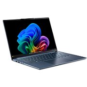 Laptop Acer Swift Go 14 SFG14-I71, 14 inch 1920 x 1200, Intel Core ultra 9 386H (16 C / 16 T, 2.1 GHz - 4.9 GHz, 18 MB cache, N/A), 16 GB LPDDR5X, 512 GB SSD, Intel Intel Graphics, Windows 11 Home, Tastatura US, Albastru