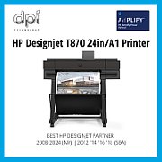 Plotter inkjet color HP T870, A1, USB 2.0, Wi-Fi, Bluetooth, NFC, 25 ppm negru, 25 ppm color