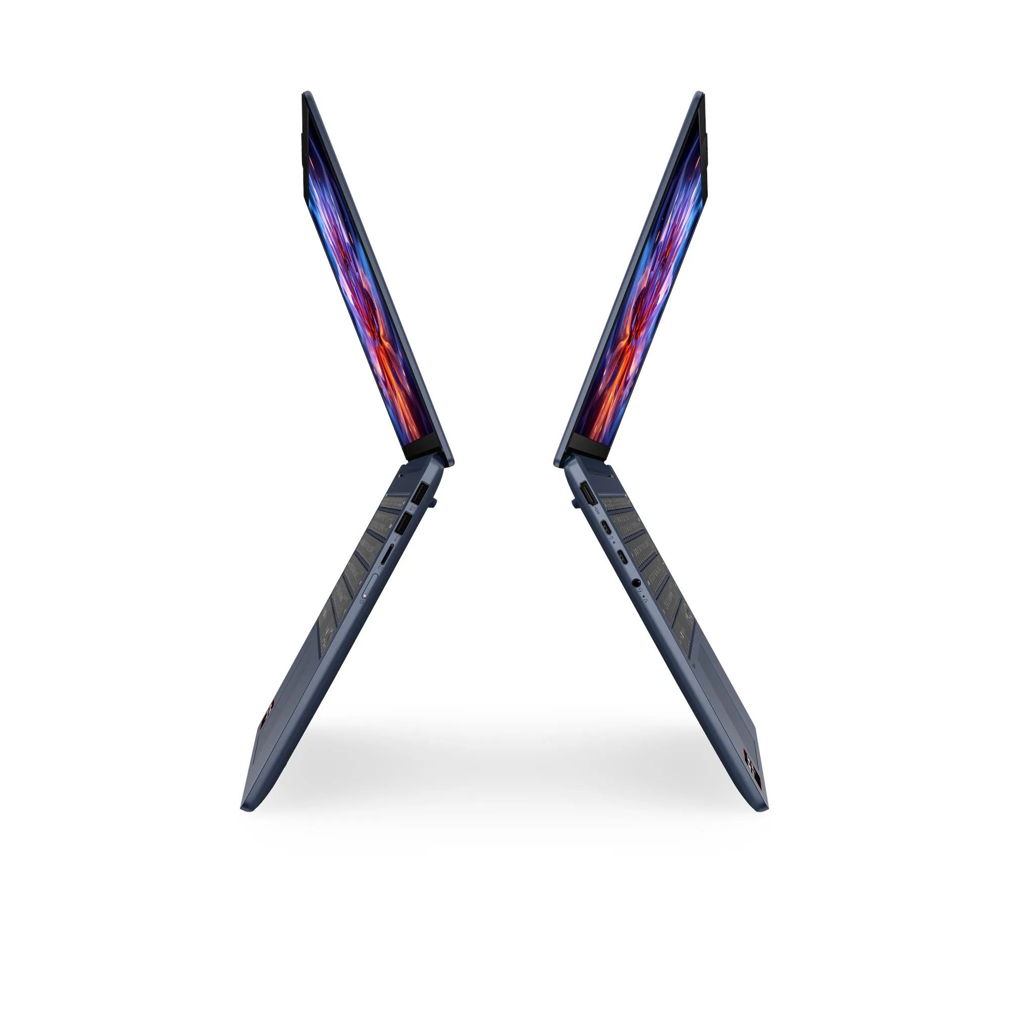 Laptop Lenovo IdeaPad Slim 5 14AHP11 83S3002NRM, 14 inch 1920 x 1200, AMD Ryzen 7 260 (8 C / 16 T, 3.8 GHz - 5.1 GHz, 16 MB cache, N/A), 16 GB DDR5, 1 TB SSD, AMD AMD Radeon 780M, Free DOS, Tastatura English, Cosmic Blue