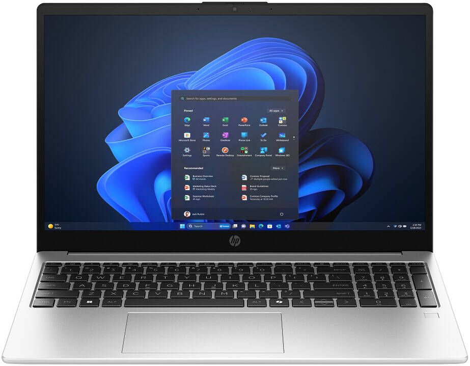 HP 250R G10 Core 5 120U 15.6 FHD 250nits AG 16GB DDR5 SSD512 Iris Xe Cam720p 41Wh NoOS 3Y OnSite