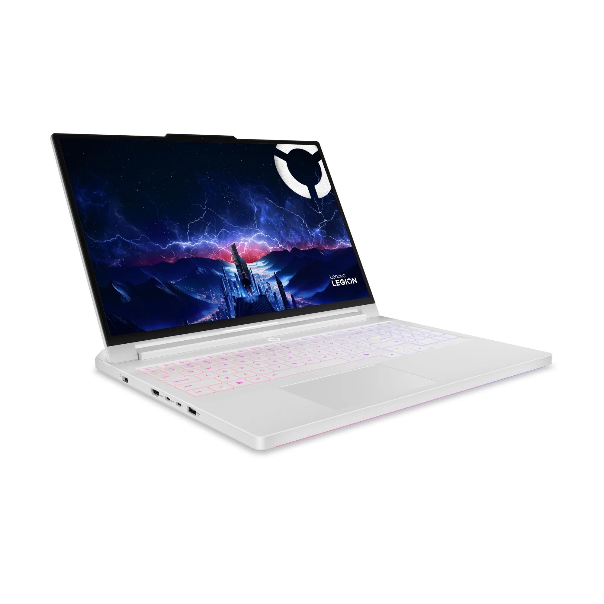 Laptop Lenovo Legion Pro 7 16IAX10H 83F500RWRM, 16.0 inch 2560 x 1600, Intel Core Ultra 7 - 255HX (20 C / 20 T, N/A - 5.2 GHz, 30 MB cache, N/A), 32 GB DDR5, 1 TB SSD, Nvidia GeForce RTX 5070 Ti, Free DOS, Tastatura English, Glacier White