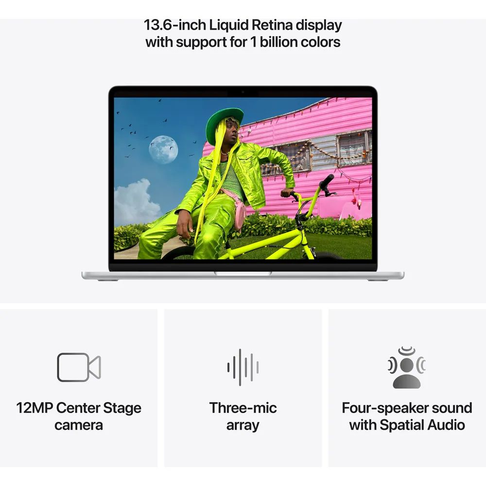 Laptop Apple MacBook Air Z1L0000FP, 13.6 inch 2560 x 1664, Apple M5 10-core (10 C / 10 T, N/A - N/A, N/A cache, N/A), 16 GB LPDDR5X, 512 GB SSD, Apple 8-core, macOS, Tastatura US, Silver